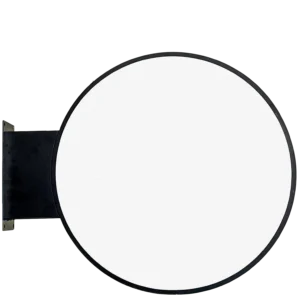 Electric Outdoor Double-sided Round LED Lightbox |  | Snapper Displays Australia